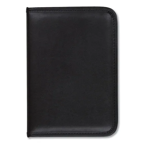 Samsill® Professional Padfolio, 3/4w X 9 1/4h, Open Style, Black