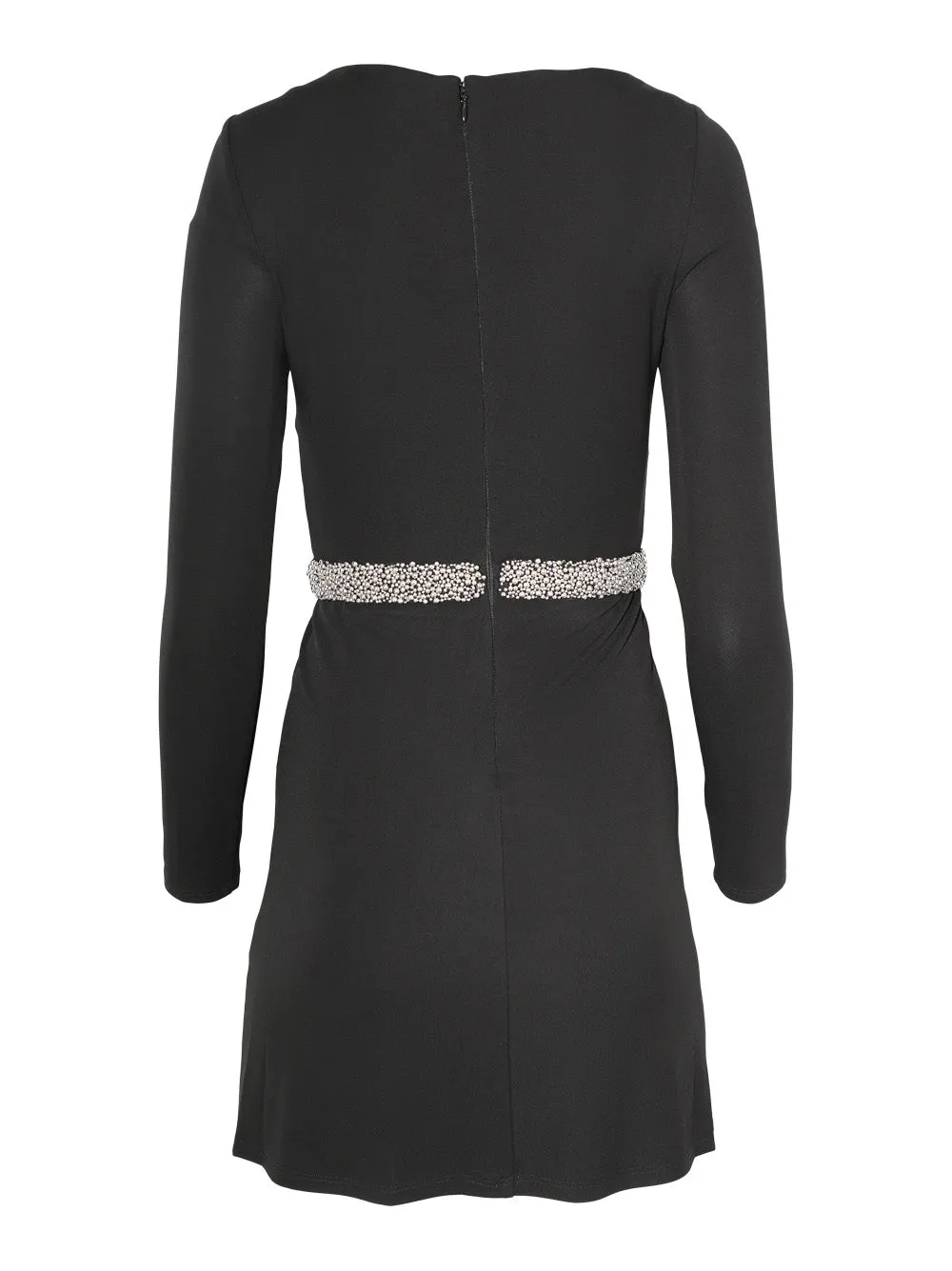 Simkhai Tulia Long Sleeve Mini Dress in Black