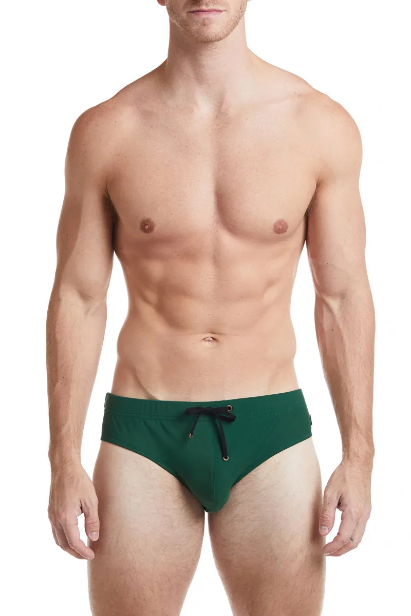 Solid Green - COLIN Bikini Swim Brief