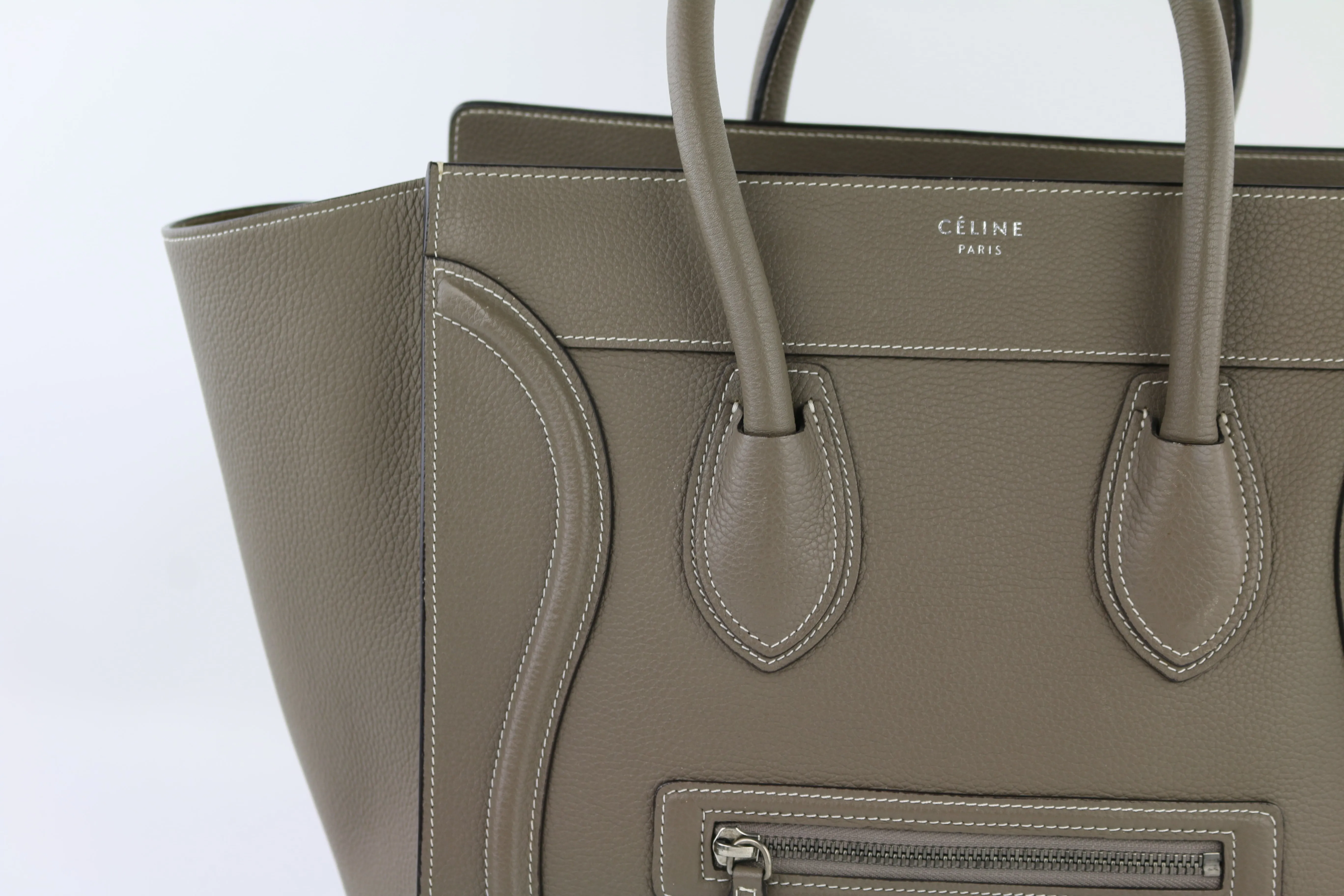 Souris Drummed Calfskin Mini Luggage
