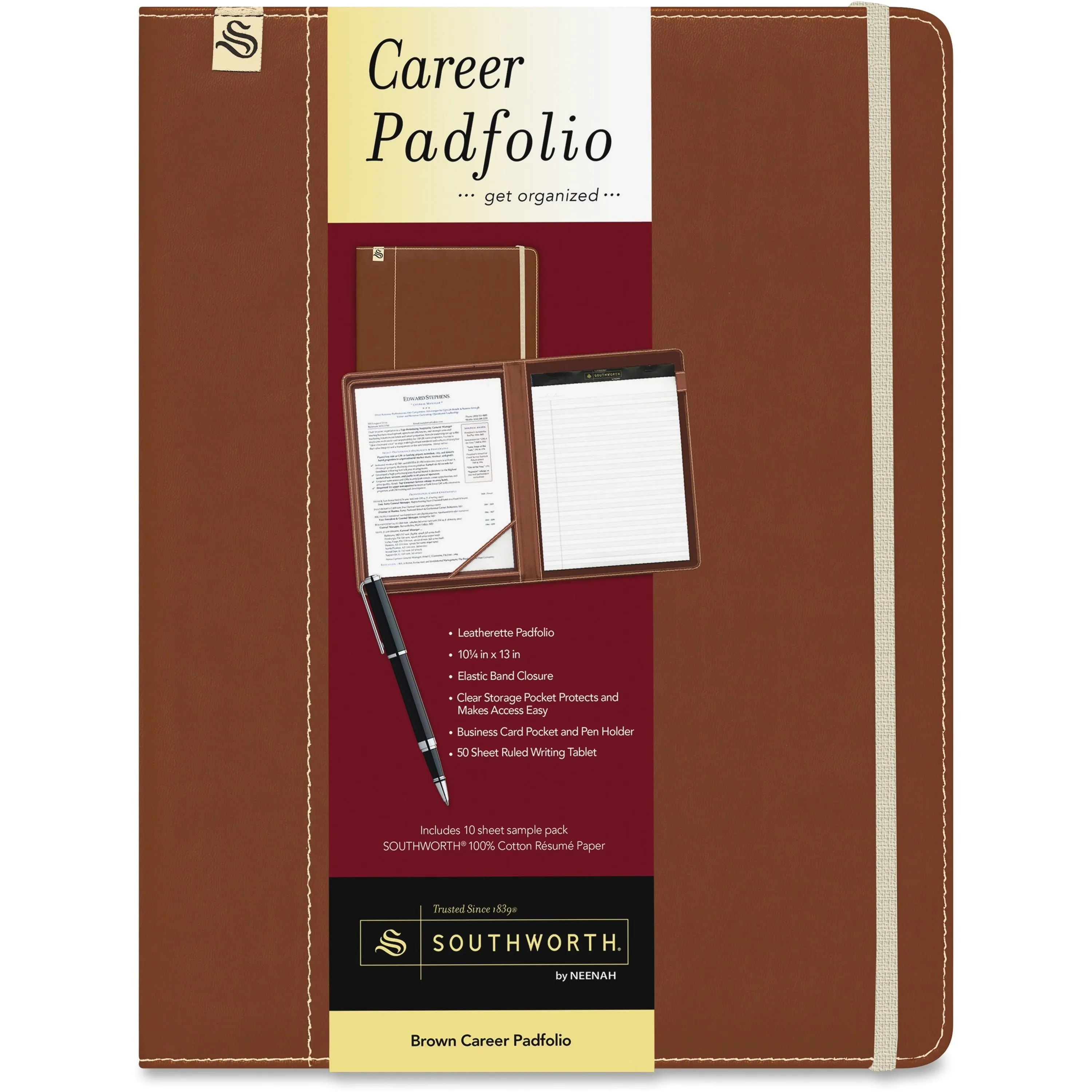Southworth Leatherette Career Padfolio