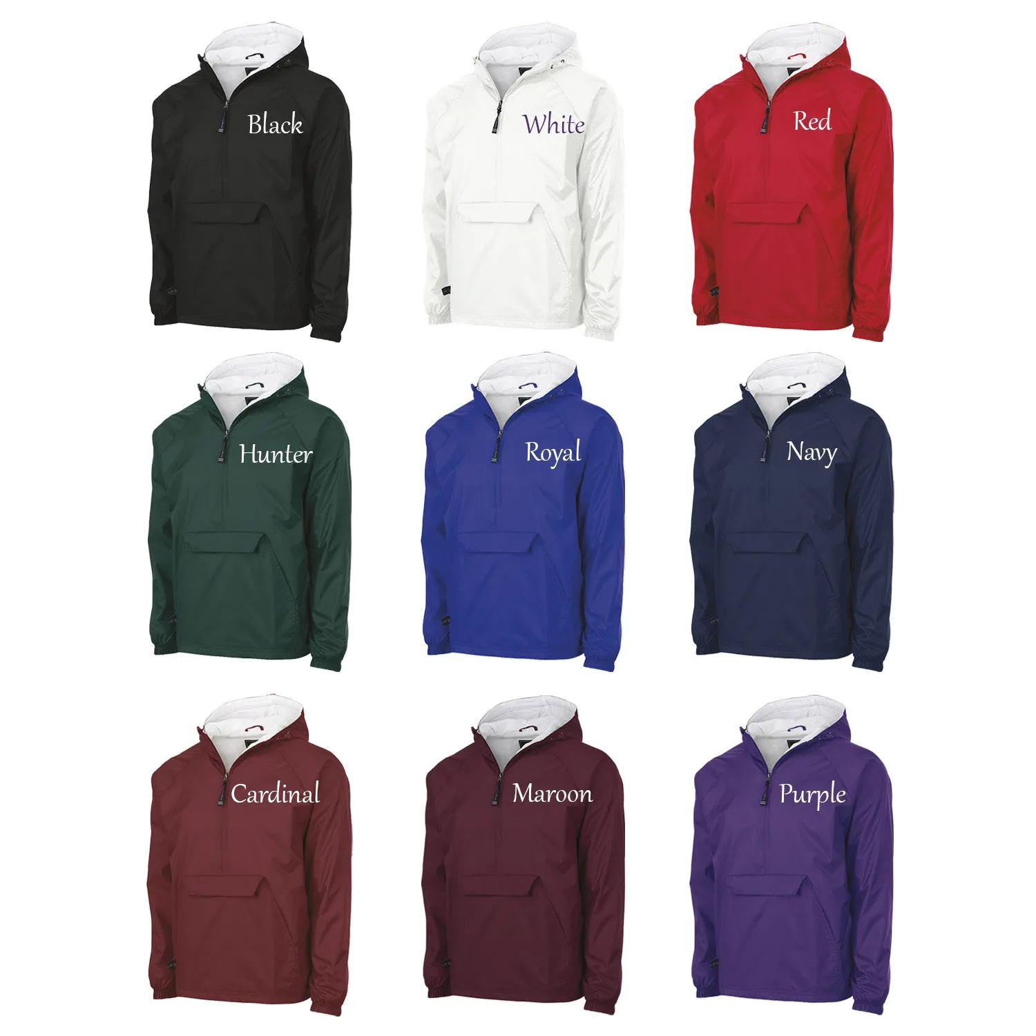 Theta Tau Flannel Lined Windbreaker - Letters