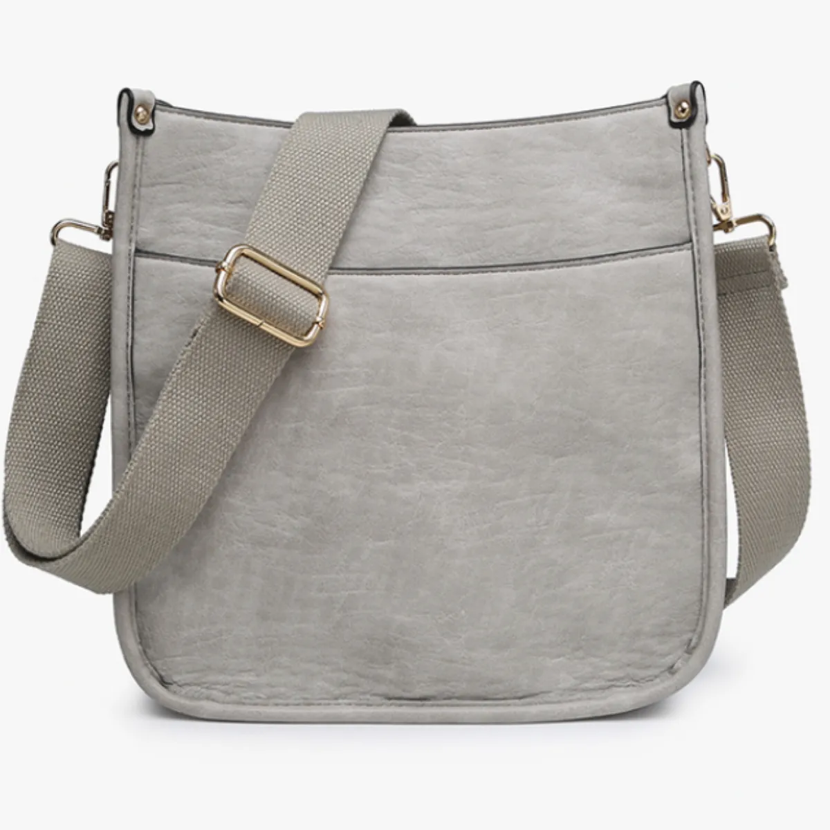 Vegan Leather Small Crossbody Purse With Guitar Strap - Monogrammable Purse - Posie - 6 Colors