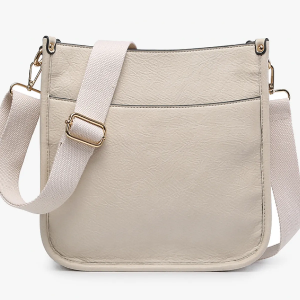 Vegan Leather Small Crossbody Purse With Guitar Strap - Monogrammable Purse - Posie - 6 Colors