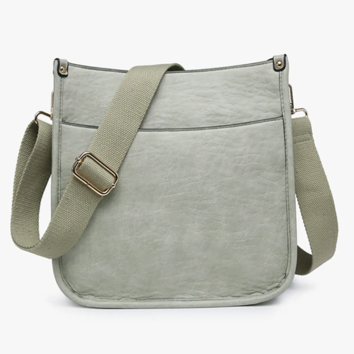 Vegan Leather Small Crossbody Purse With Guitar Strap - Monogrammable Purse - Posie - 6 Colors